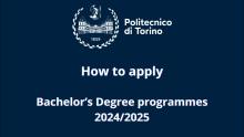 HOW TO APPLY - Bachelor's Degree for applicants with Non-Italian degree 2024/2025