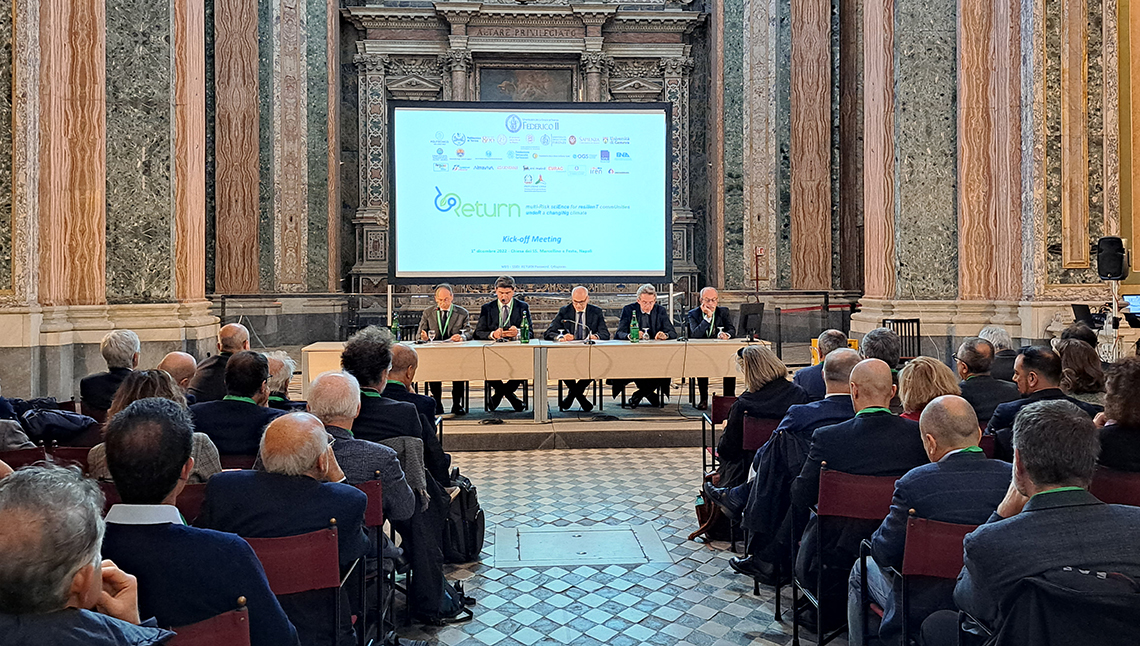 Il kickoff meeting del progetto RETURN all'Università di Napoli