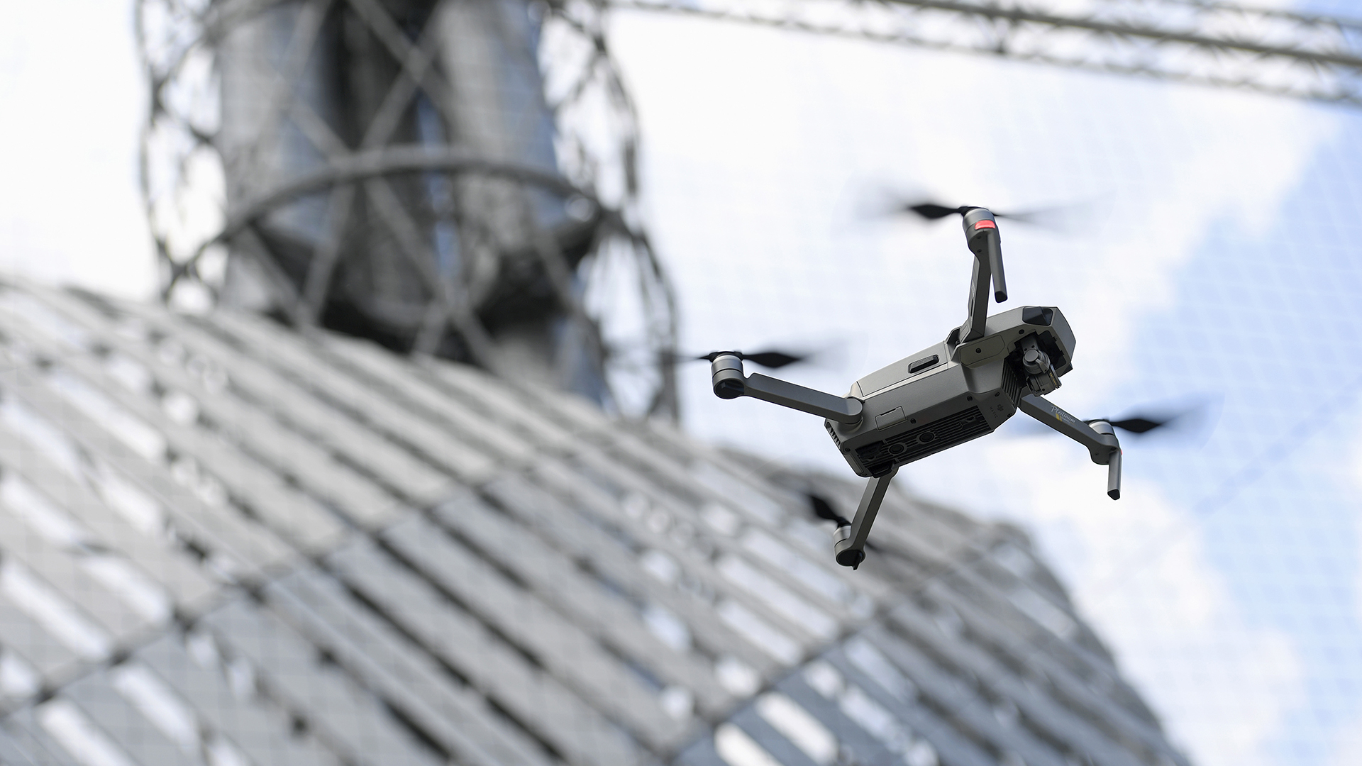 Foto di un drone in volo