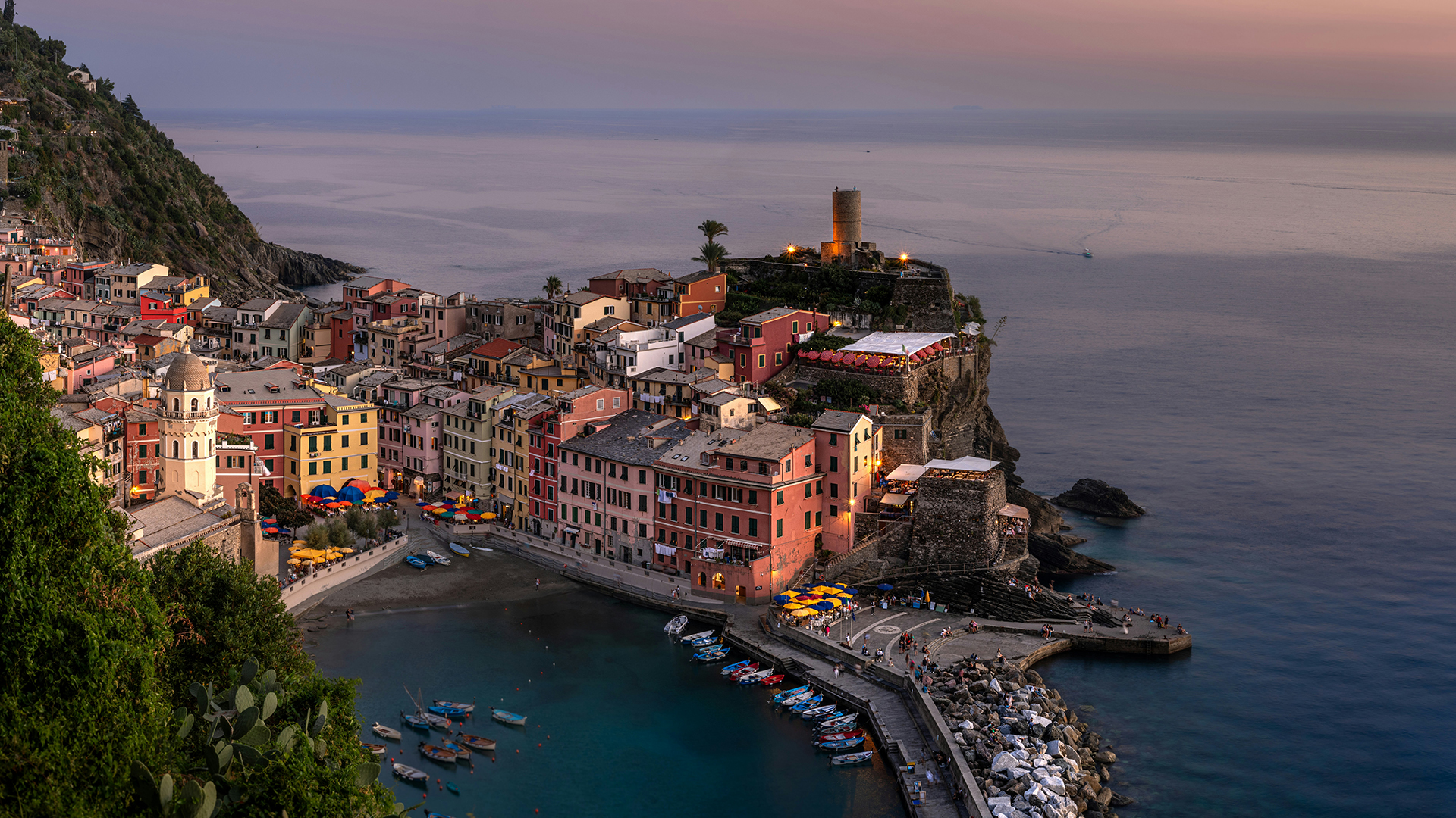 Foto del borgo di Vernazza nelle Cinque Terre
