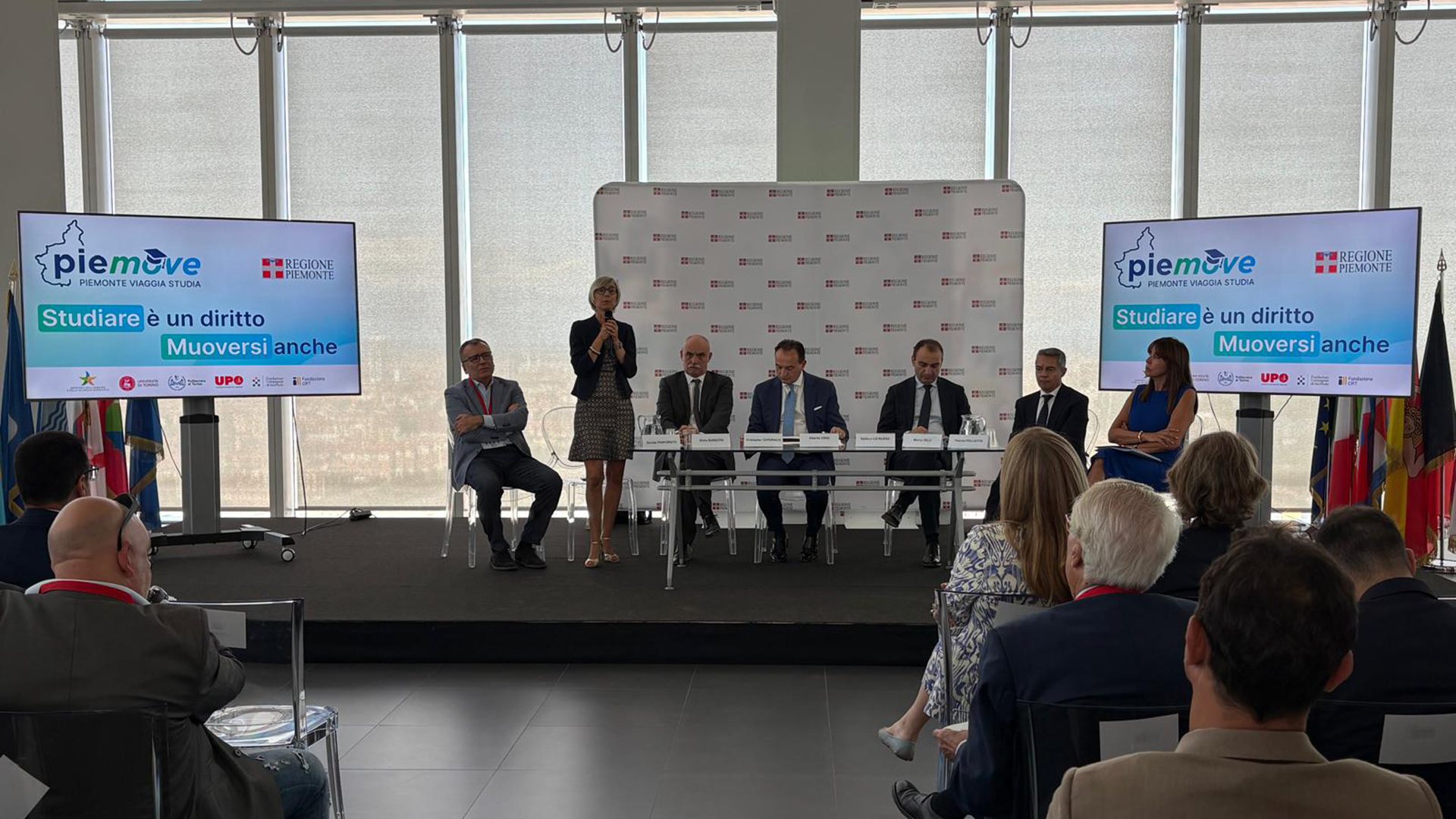 Foto della conferenza stampa di presentazione dell'iniziativa