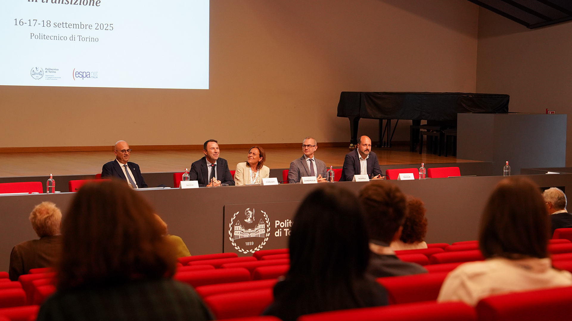 Foto dell'inaugurazione del convegno