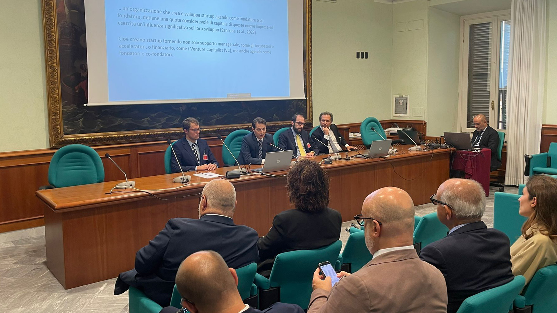 Foto dell'evento pubblico in Parlamento