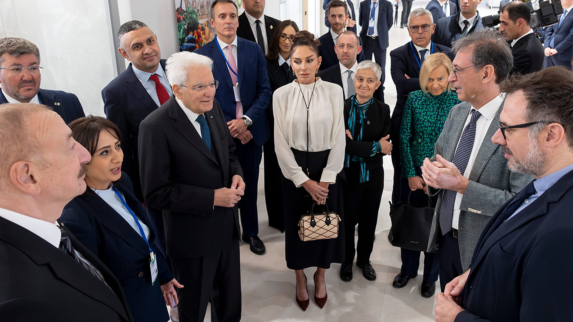 Foto della visita del Presidente Mattarella in Azerbaigian