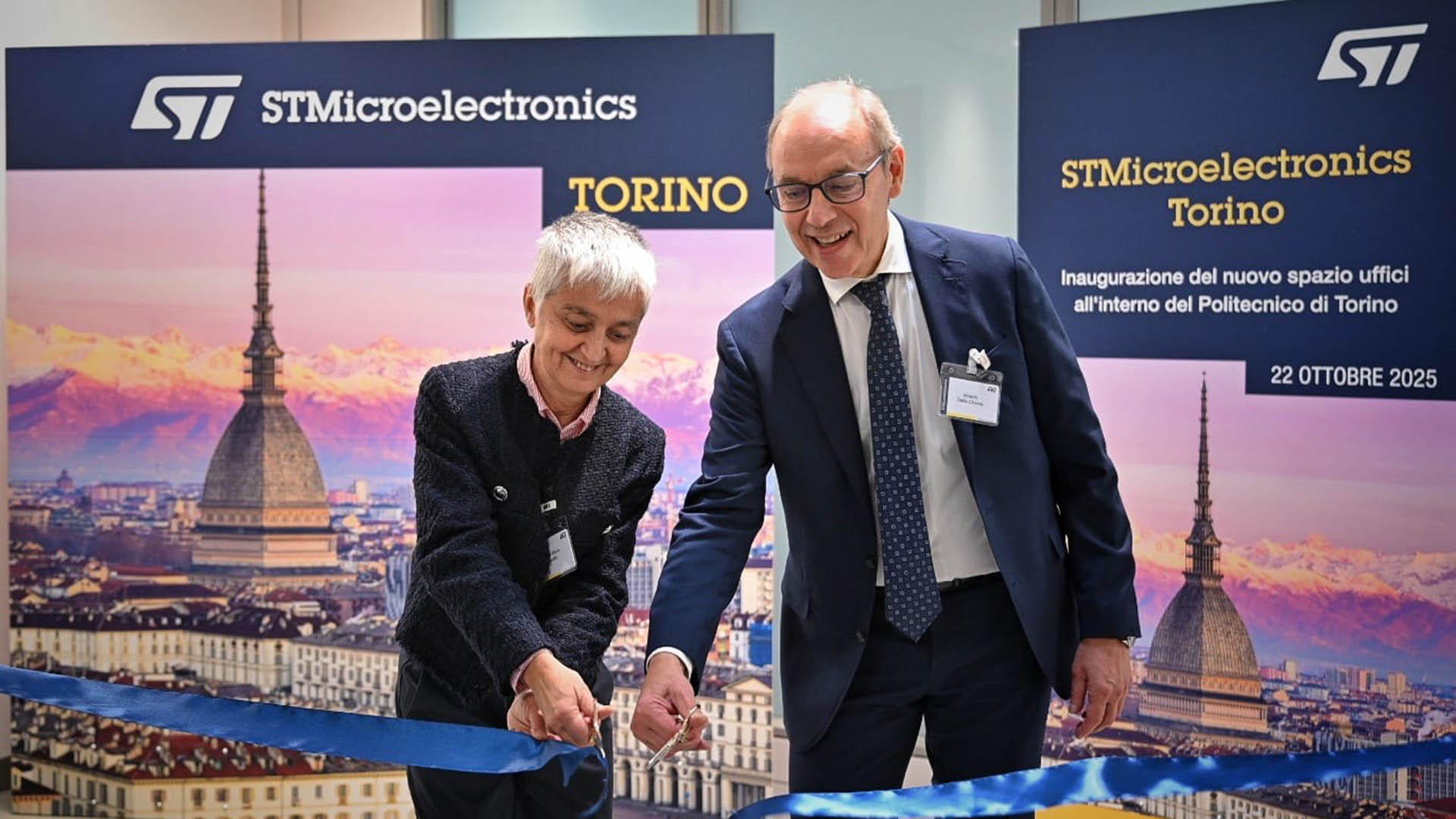 STMicroelectronics inaugurazione centro