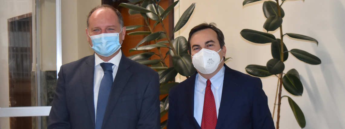 Rettore e sottosegretario Amendola