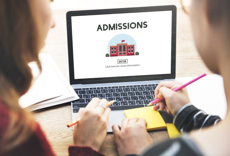 Students enrolling