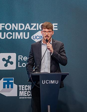 Giovanni Colucci alla cerimonia del Premio UCIMU 2022