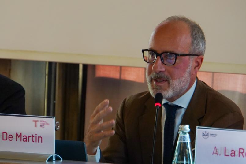 Juan Carlos De Martin presenta il programma di Biennale 2022