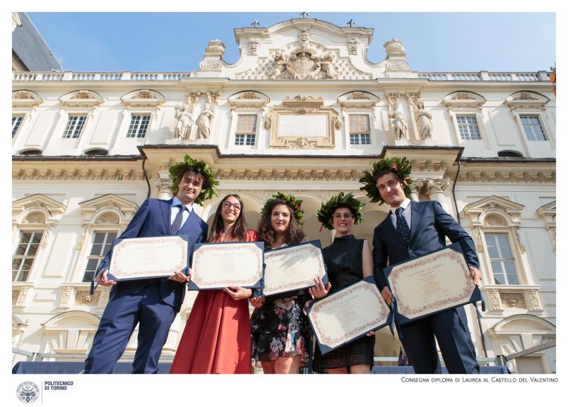 Laureati al Castello del Valentino