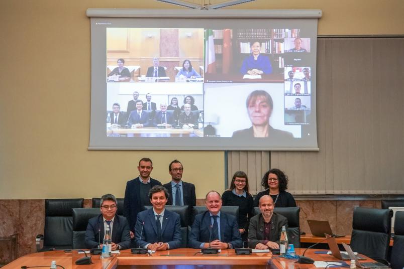 Cerimonia di apertura del corso su transizione energetica per il MOST cinese