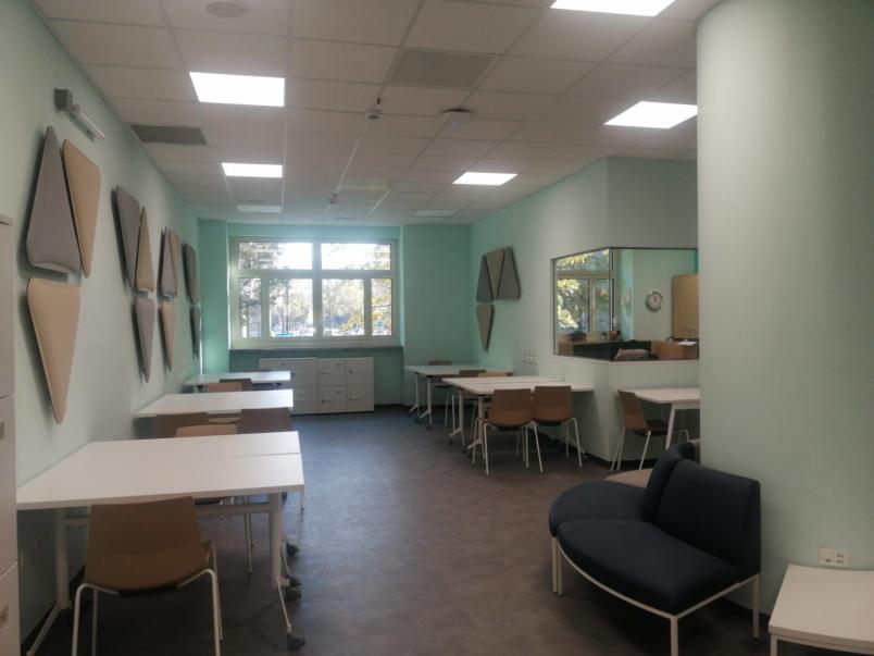 veduta d'insieme della sala studio special needs