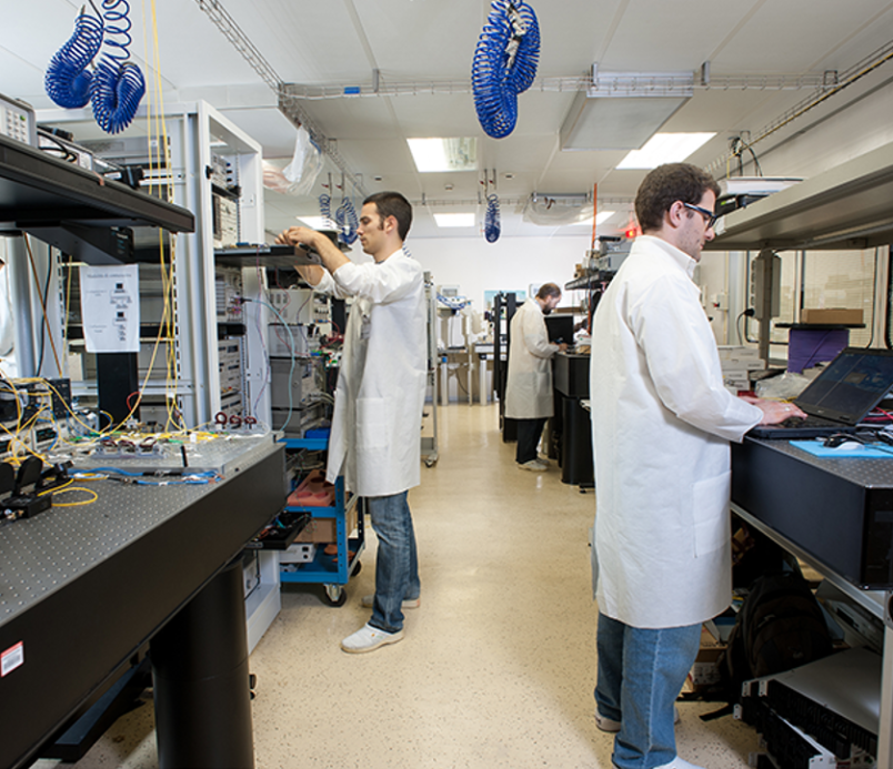 People working in a laboratory