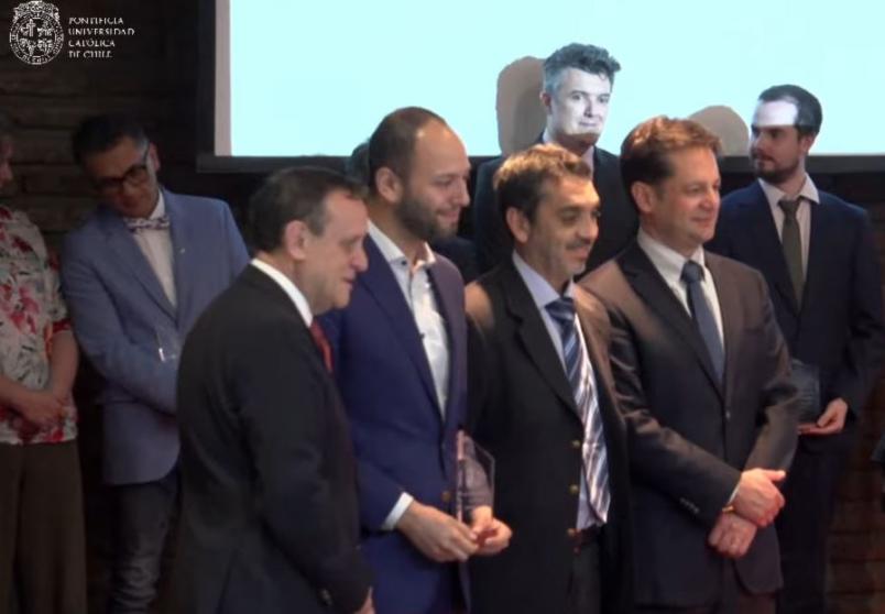 Cerimonia di premiazione dell'Award of Excellence in Doctoral Thesis Pontificia Universidad de Chile