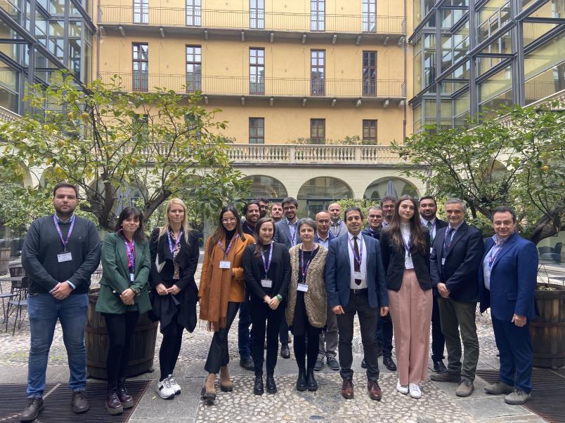 Foto di gruppo con i partecipanti alla prima riunione del progetto MIMOSA