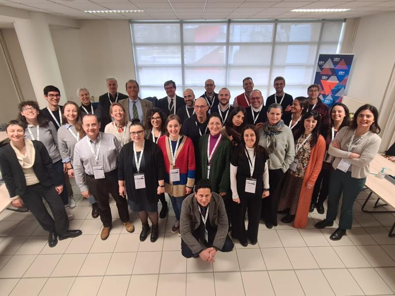 Foto di gruppo per la delegazione del Politecnico al Dialogue Unite a Grenoble