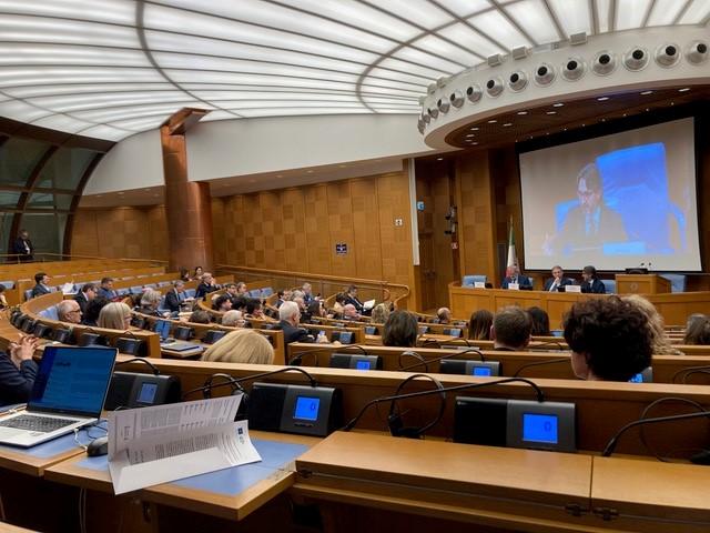 Foto della sala dove si è svolta la presentazione