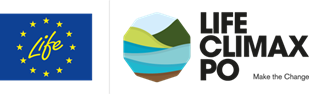 Il logo del progetto con bandiera dell'Europa