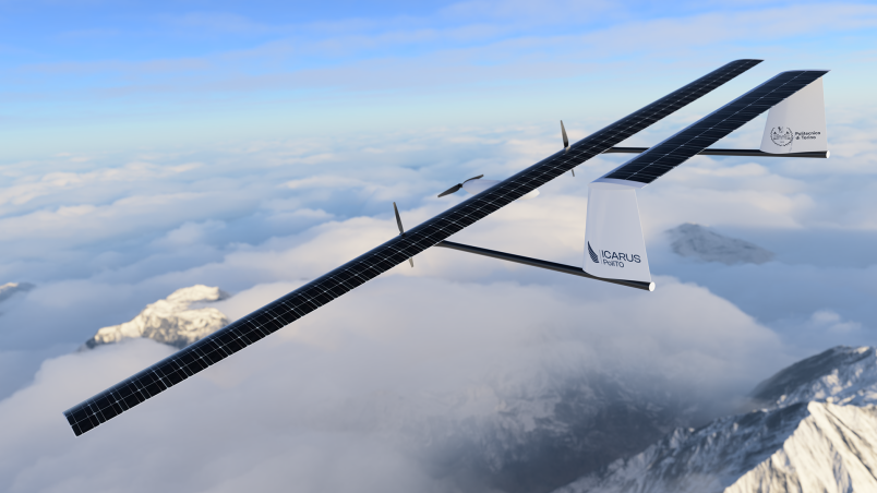 Rendering del nuovo velivolo del Team Icarus