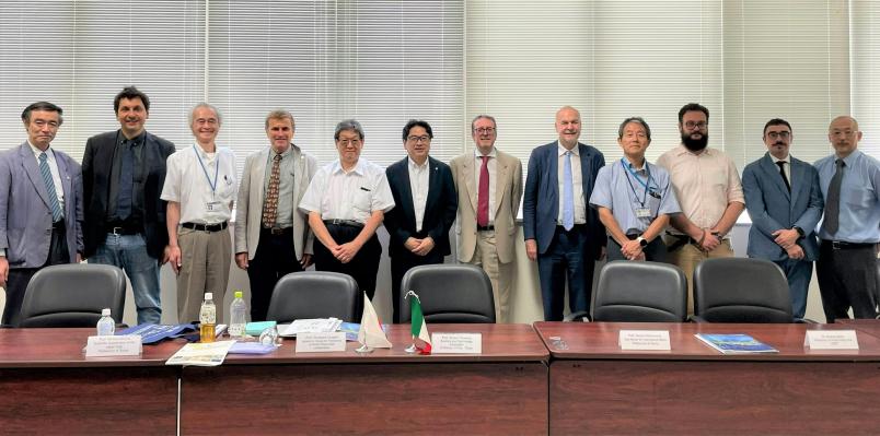 La delegazione al Tokyo Tech