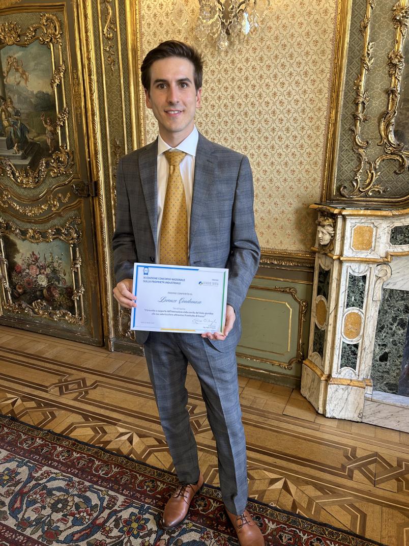  Lorenzo Condomese alla premiazione