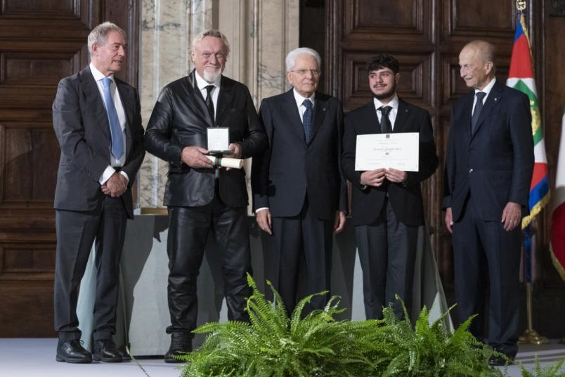 Emanuele Giuseppe Capri premiato dal Presidente Mattarella