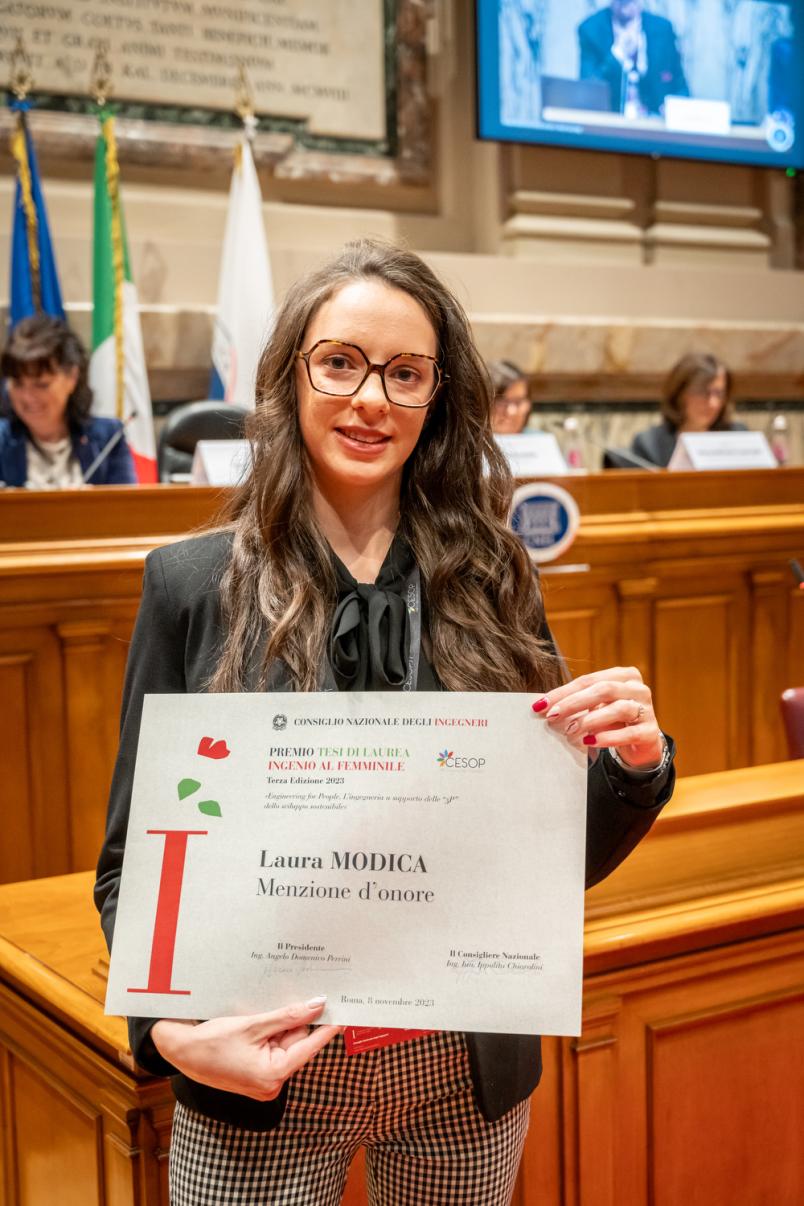 Laura Modica - Premiazione