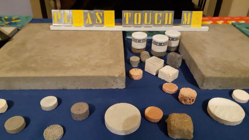 I materiali portati dal Politecnico alla Milano Design Week
