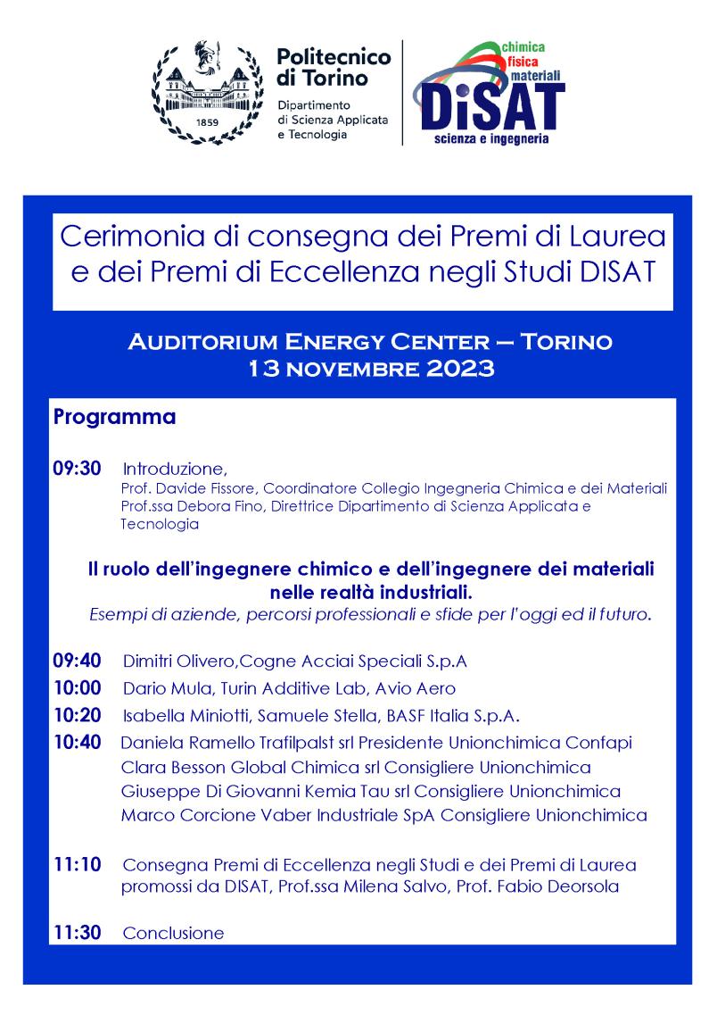 programma 13 novembre