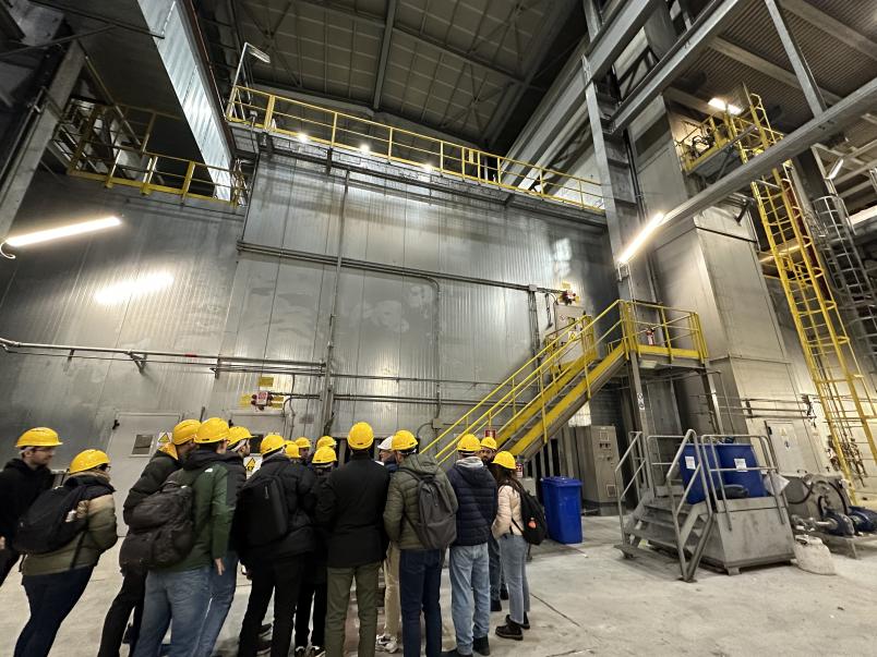 Studenti nella centrale elettrica IREN