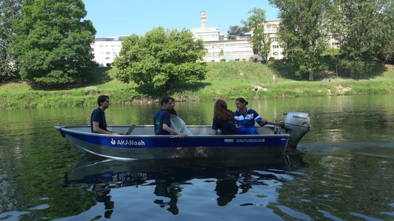 Imbarcazione del team AKANoah