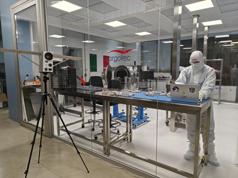 Foto di uno dei laboratori di Argotec