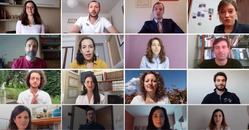 Screenshot del video di tTestimonianze degli alumni in Ingegneria per l'ambiente e il territorio