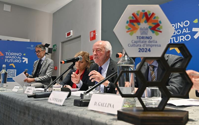 Uno scatto della conferenza stampa di presentazione dell'iniziativa