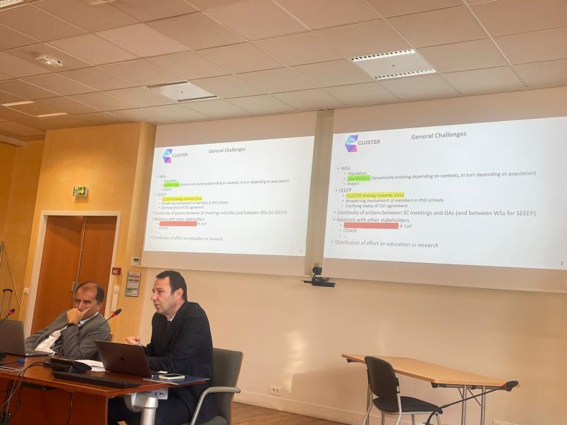 I professori Zanino e Corgnati al meeting
