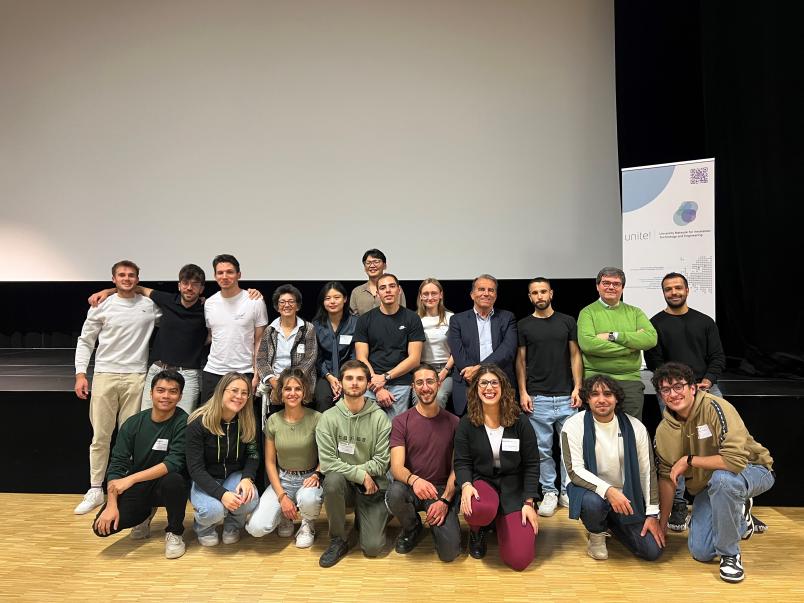 Group photo for PoliTO delegation at Unite! Research School