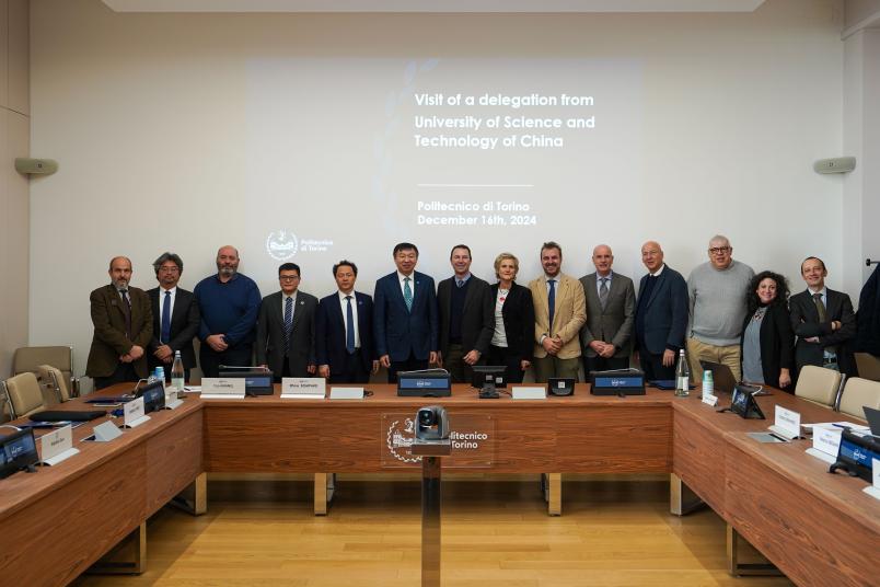 Rappresentanze del Politecnico di Torino e della University of Science and Technology of China