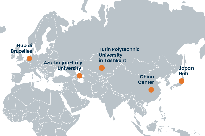 Mappa Campus internazionali