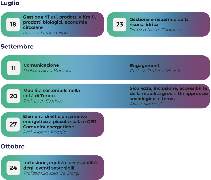 calendario formazione ESTE 