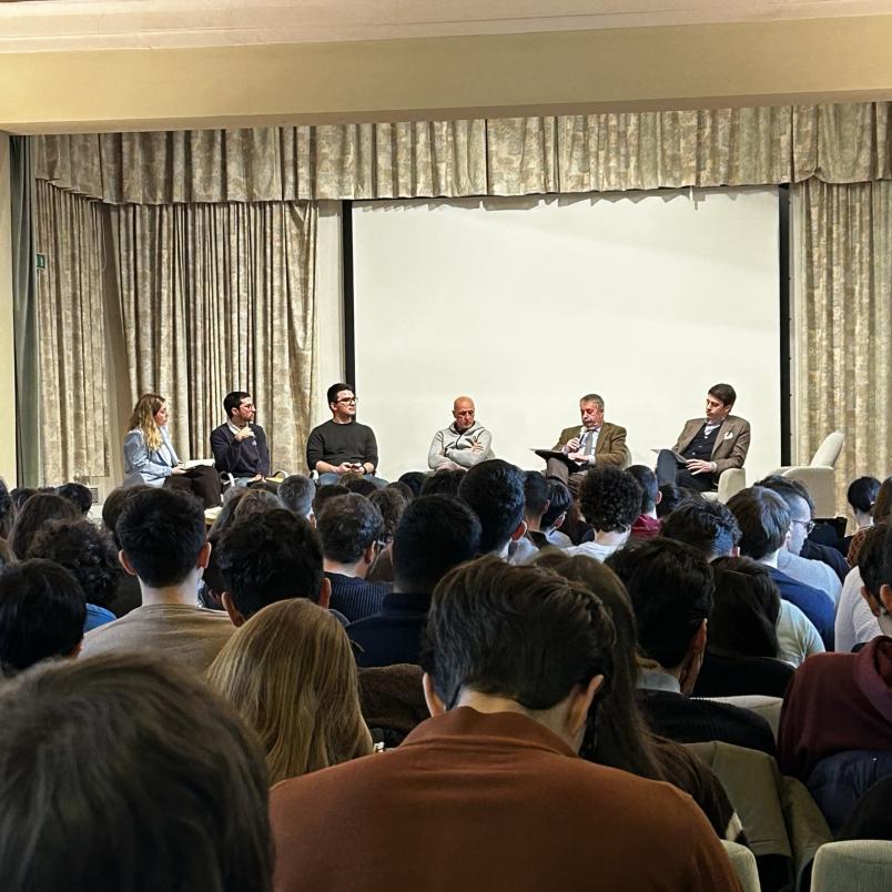 Un momento dei lavori della Winter School