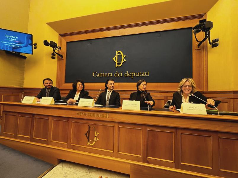 Foto della presentazione del manifesto alla Camera dei Deputati