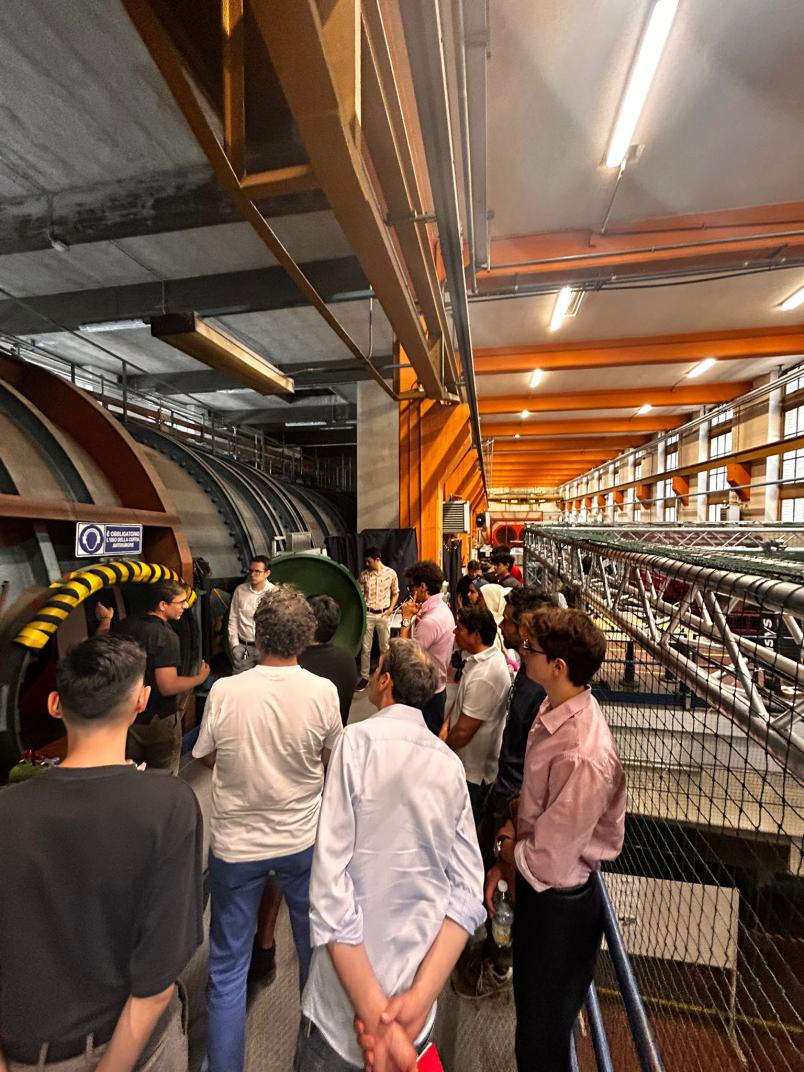 The participants visited PoliTO wind tunnel