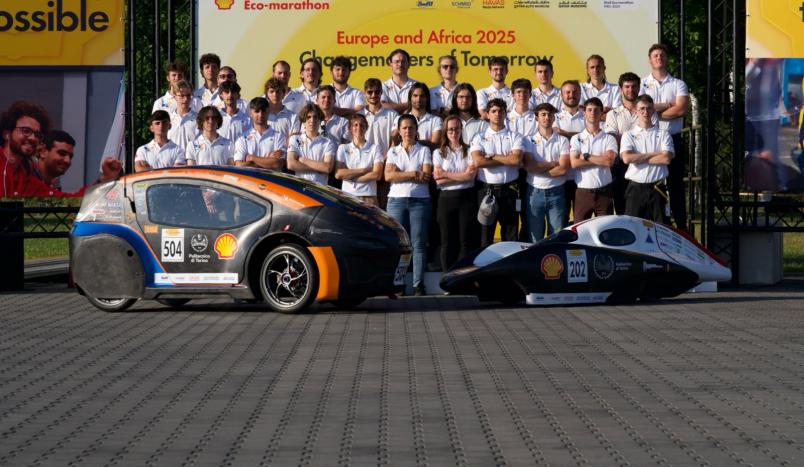 Il Team H2PolitO alla Shell Eco-marathon 2025