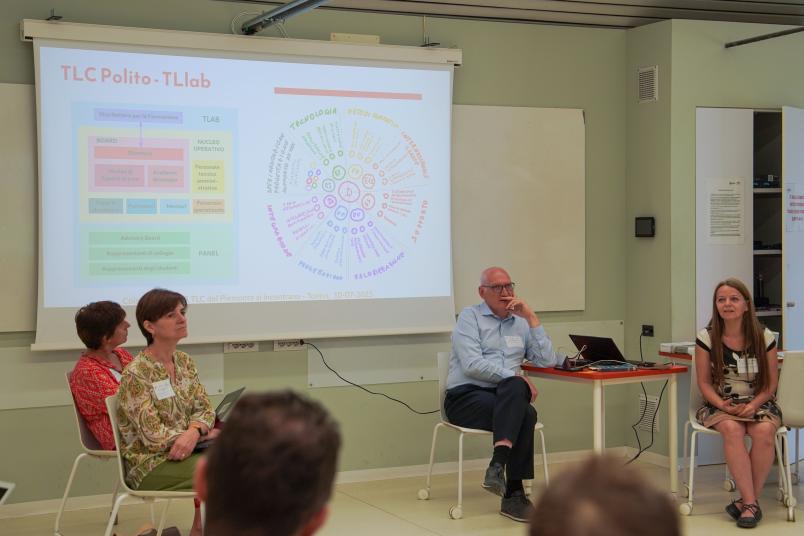 Un momento dell'incontro al Politecnico