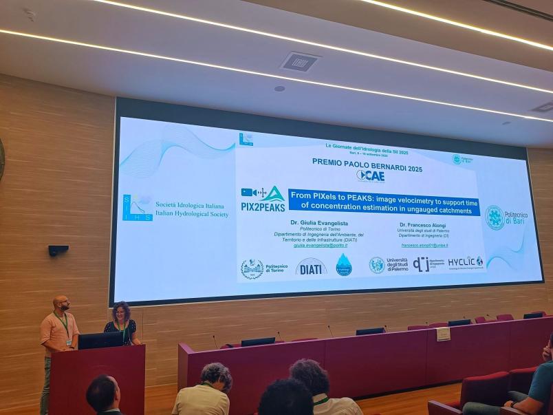 Giulia Evangelista presenta il progetto vincitore PIX2PEAKS