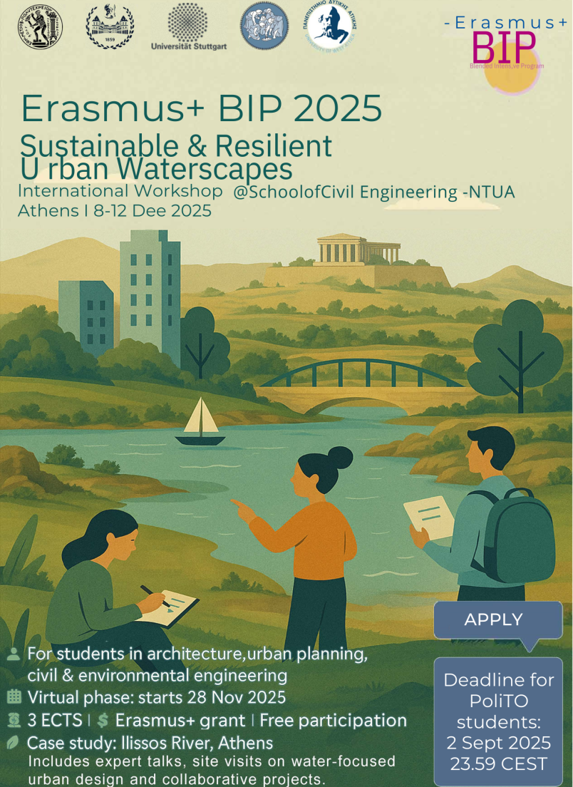 Erasmus+ BIP "Sustainable and Resilient Urban Waterescapes"
