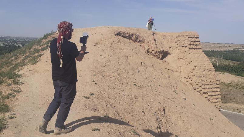 Foto del team in missione sul campo