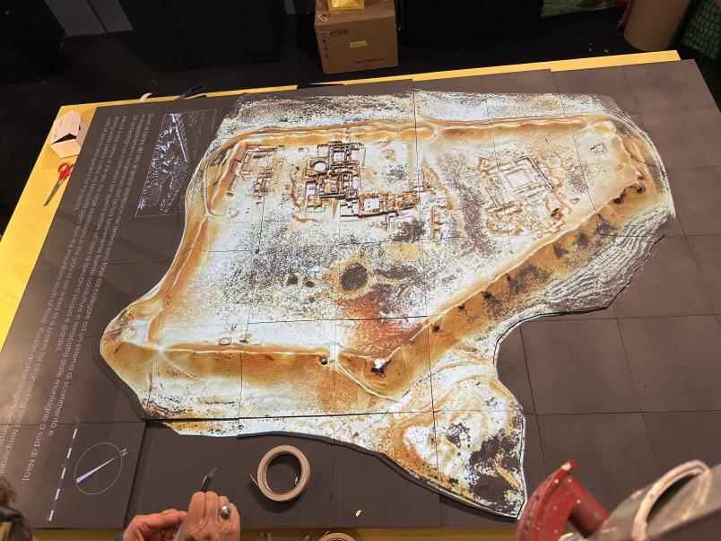 Foto del lavoro finito da parte del team del Politecnico