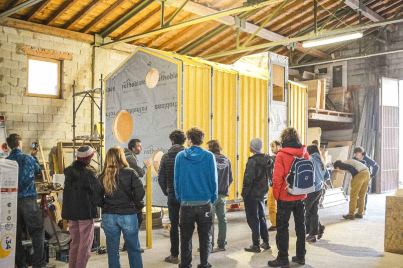 Foto del team al lavoro