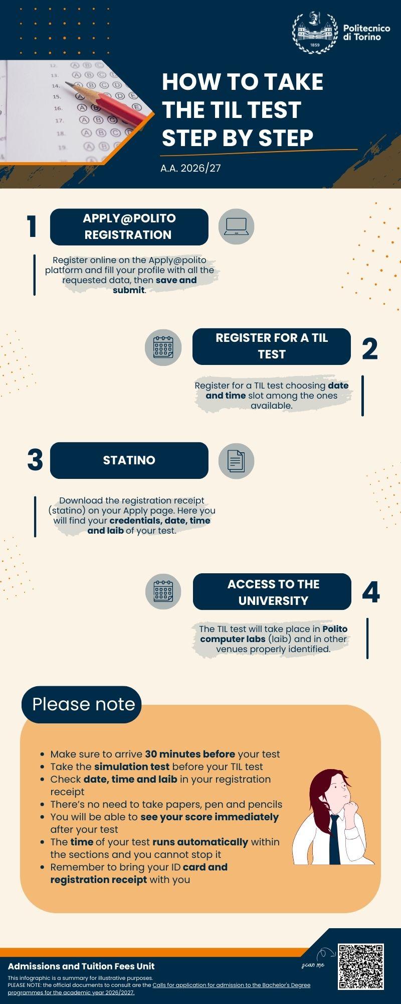 How to take the TIL test